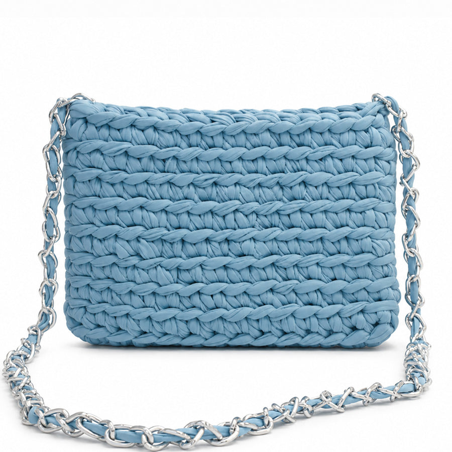 Bolsa de Crochê Aura - Blue