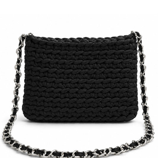 Bolsa de Crochê Aura - Black