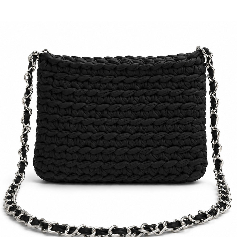 Bolsa de Crochê Aura - Black