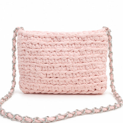 Bolsa de Crochê Aura - Pink