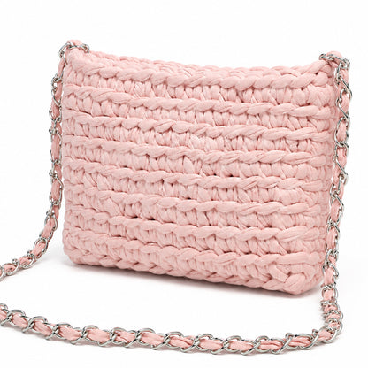 Bolsa de Crochê Aura - Pink